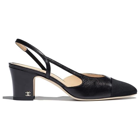 chaussures chanel slingback|Chanel slingback pumps.